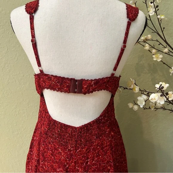 Reformation Lela Sweetheart A-line Midi Dress - Picture 7 of 13